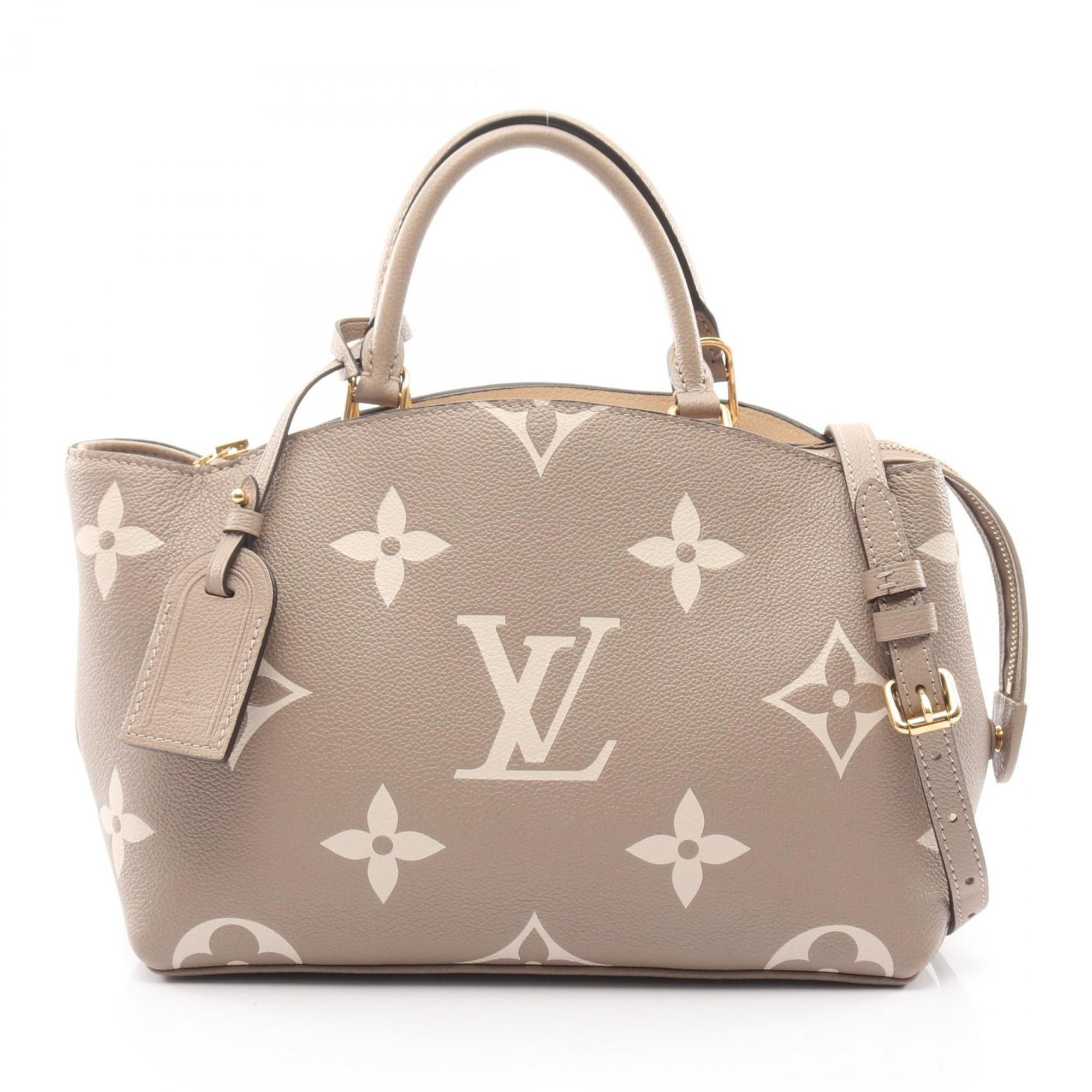 Louis Vuitton Beige Tourterelle Monogram Empreinte Handbag