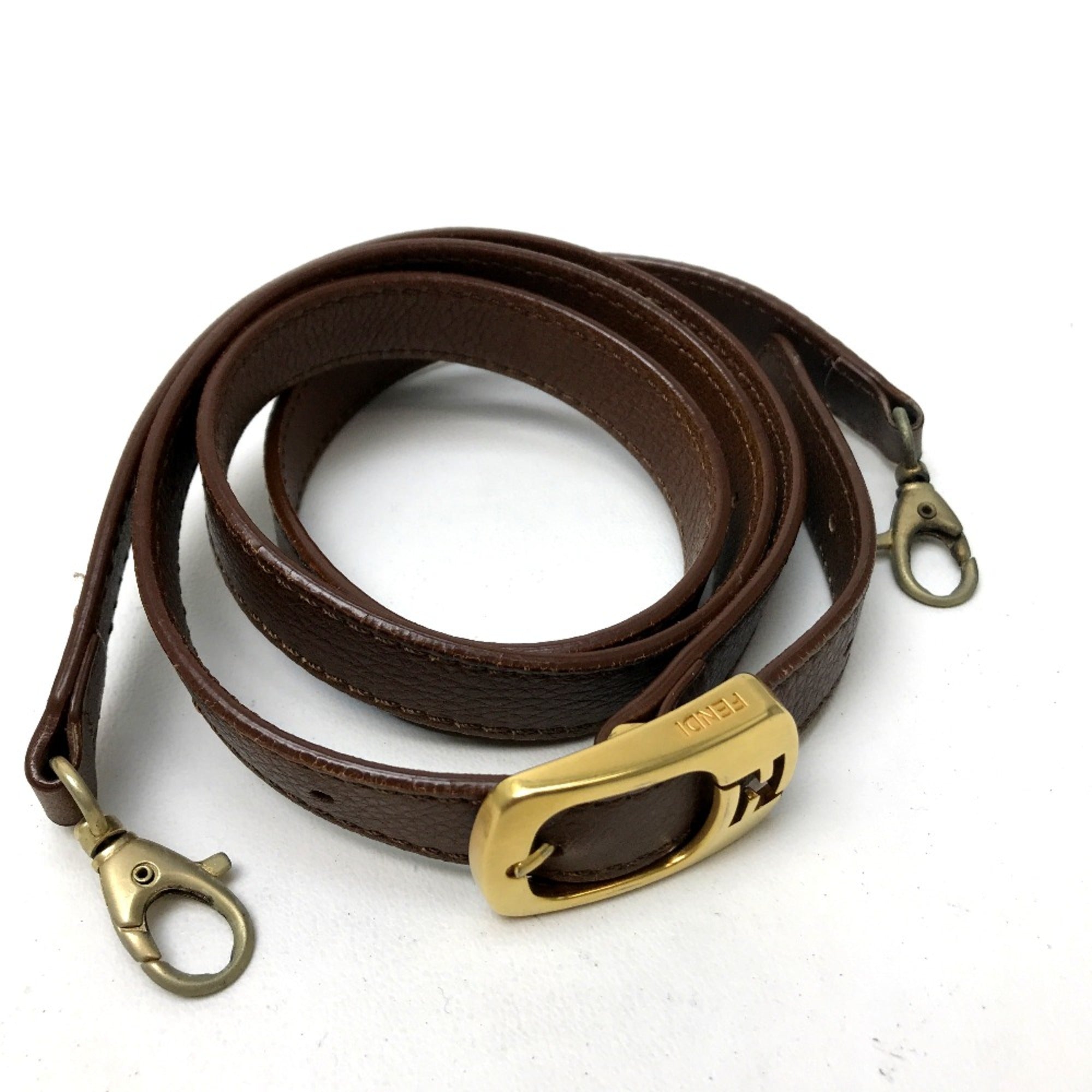 Fendi Brown Leather Handbag