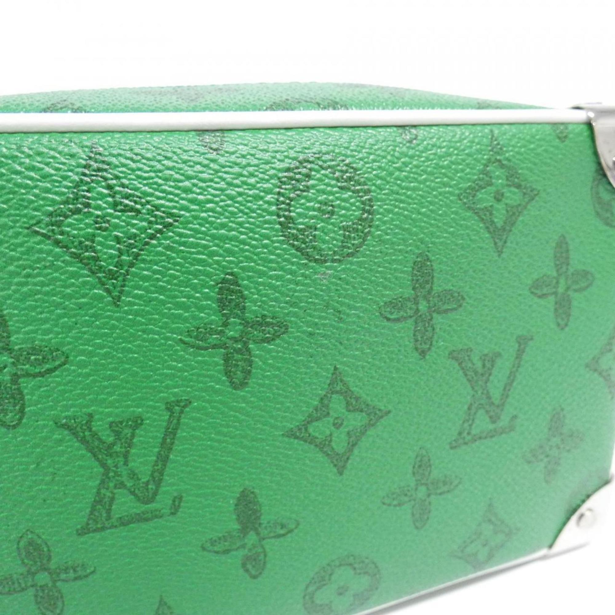 Louis Vuitton Green Vert Coated Canvas Shoulder Bag