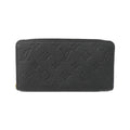 Louis Vuitton Black Monogram Monogram Empreinte Leather Long Wallet