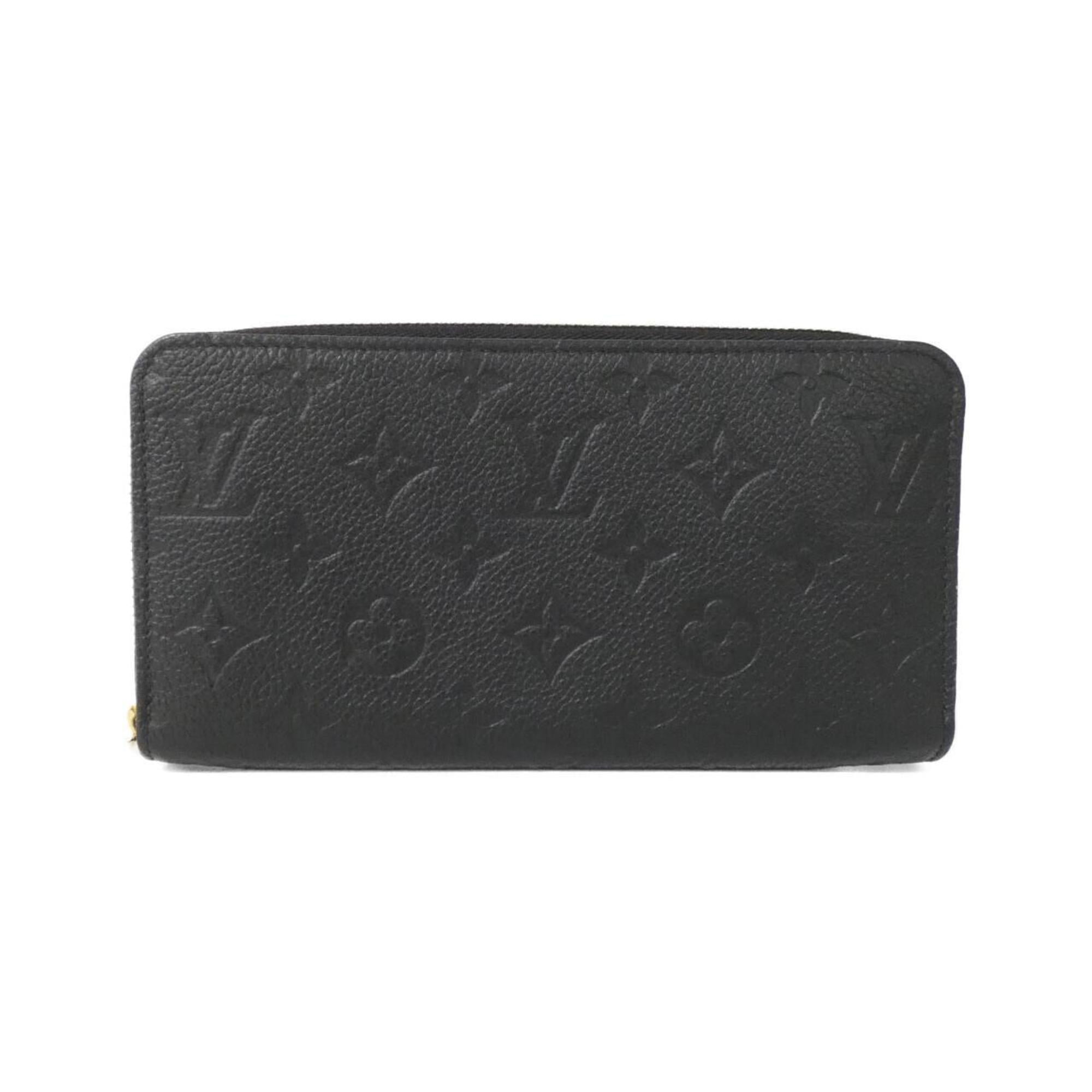 Louis Vuitton Black Monogram Monogram Empreinte Leather Long Wallet
