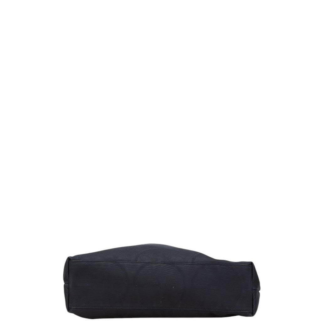 Gucci Black Canvas Tote Bag (Pre-Owned)