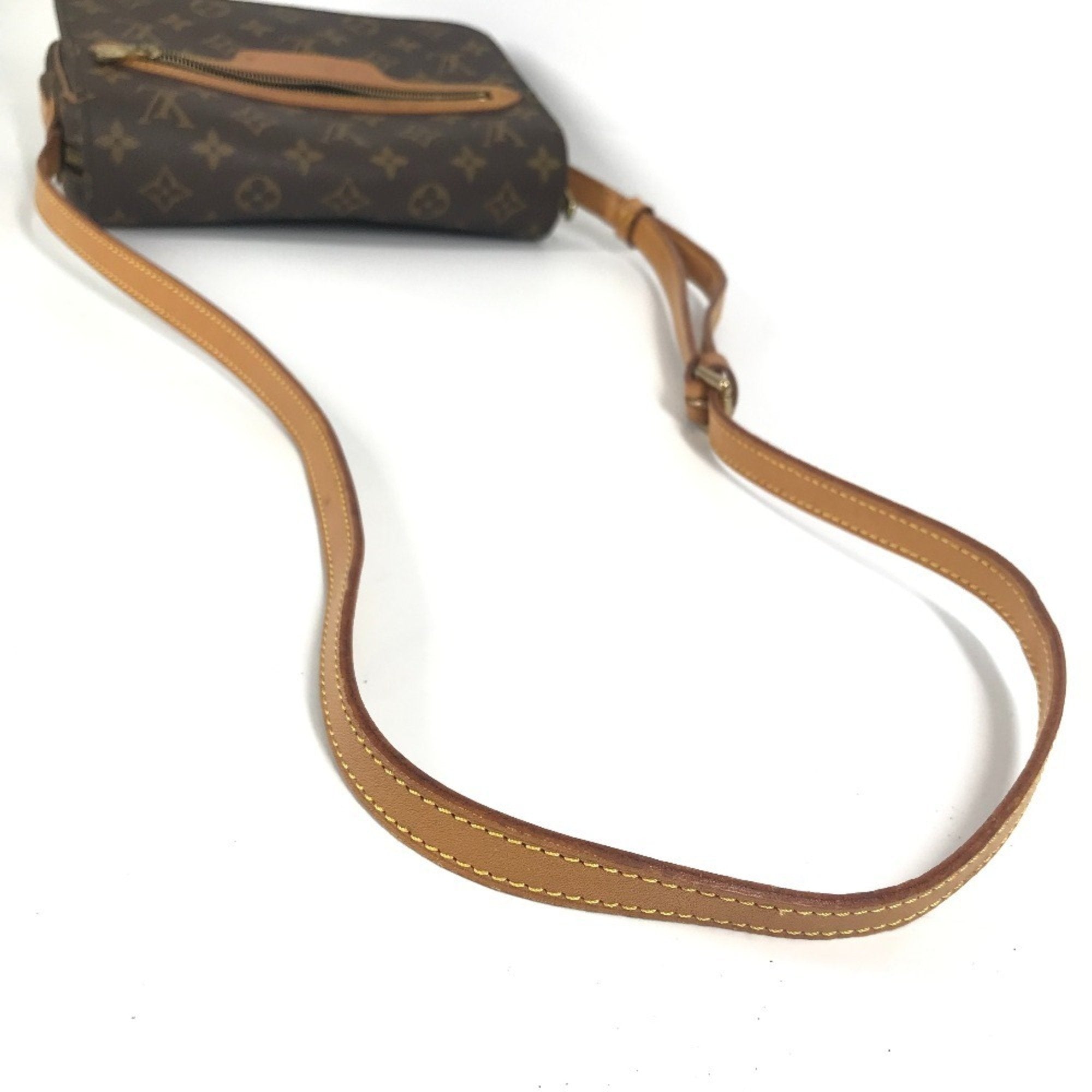 Louis Vuitton Brown Monogram Canvas Pochette Shoulder Bag