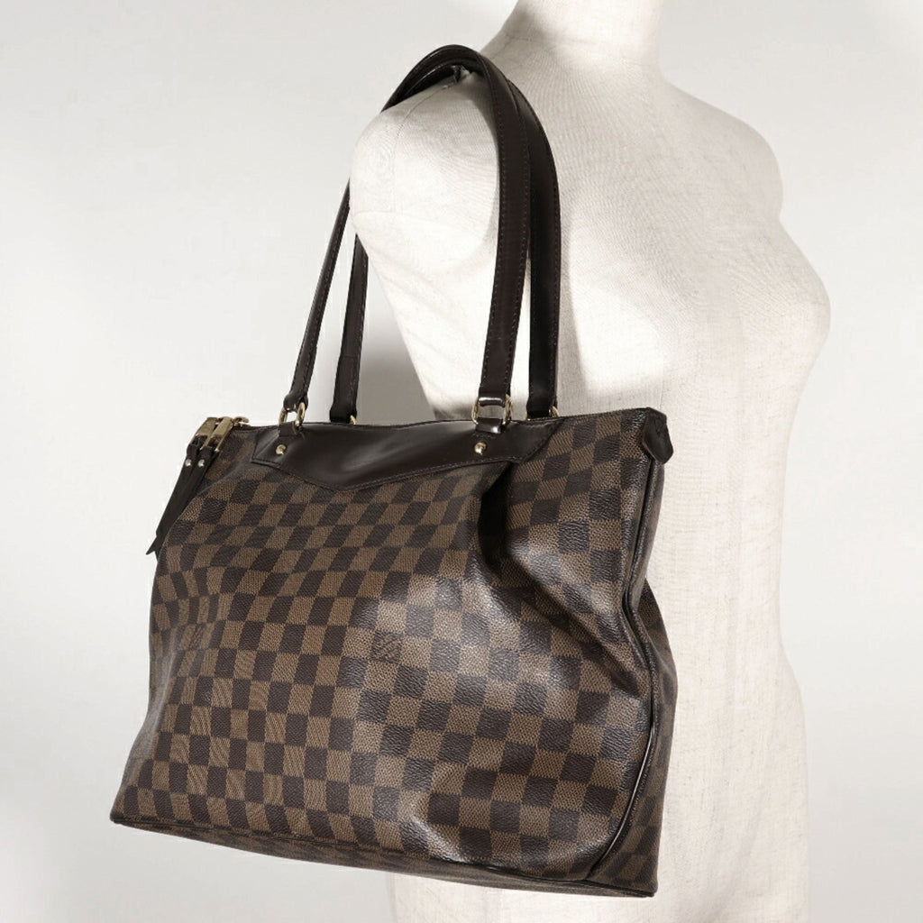 Louis Vuitton Damier Brown Damier Canvas Shoulder Bag