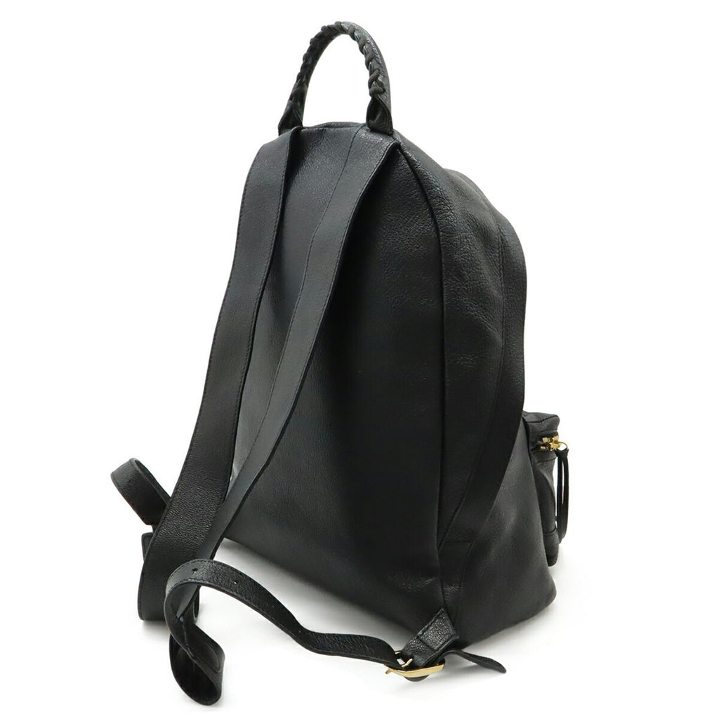 Balenciaga Black Leather Backpack