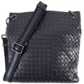 Bottega Veneta Black Leather Shoulder Bag