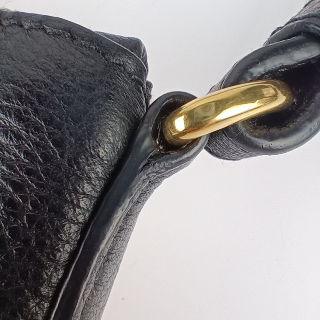 Prada Black Vitello Daino Shoulder Bag