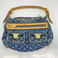 Louis Vuitton Blue Denim Shoulder Bag