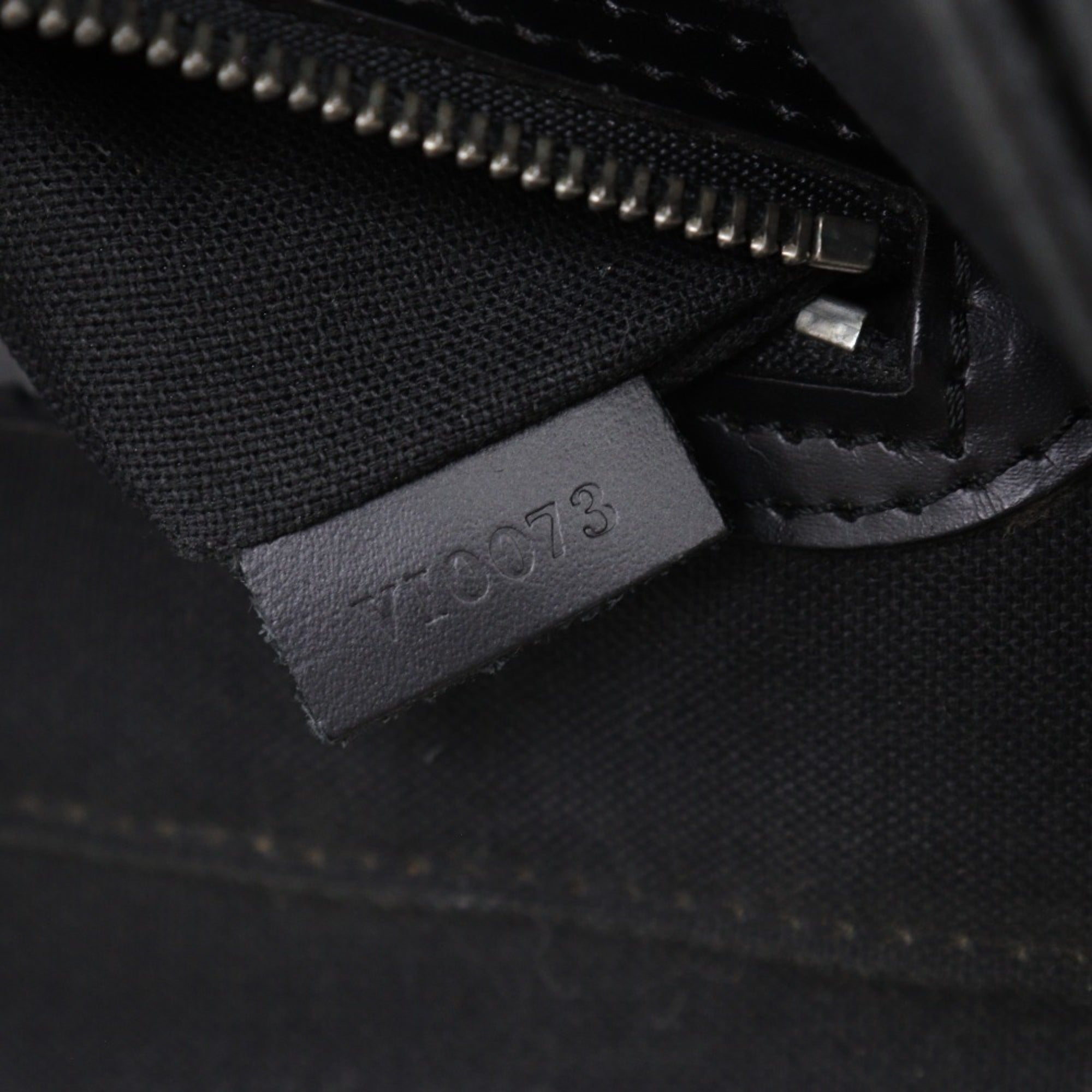 Louis Vuitton Black Noir Taiga Leather Shoulder Bag