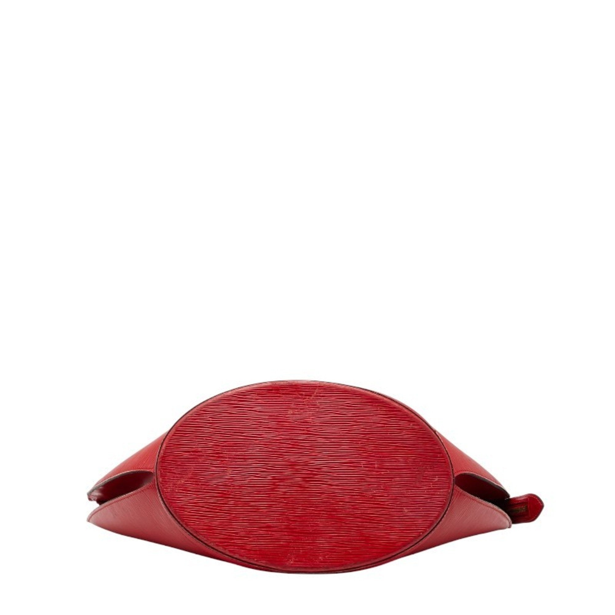 Louis Vuitton Castilian Red Leather Shoulder Bag Tote Bag