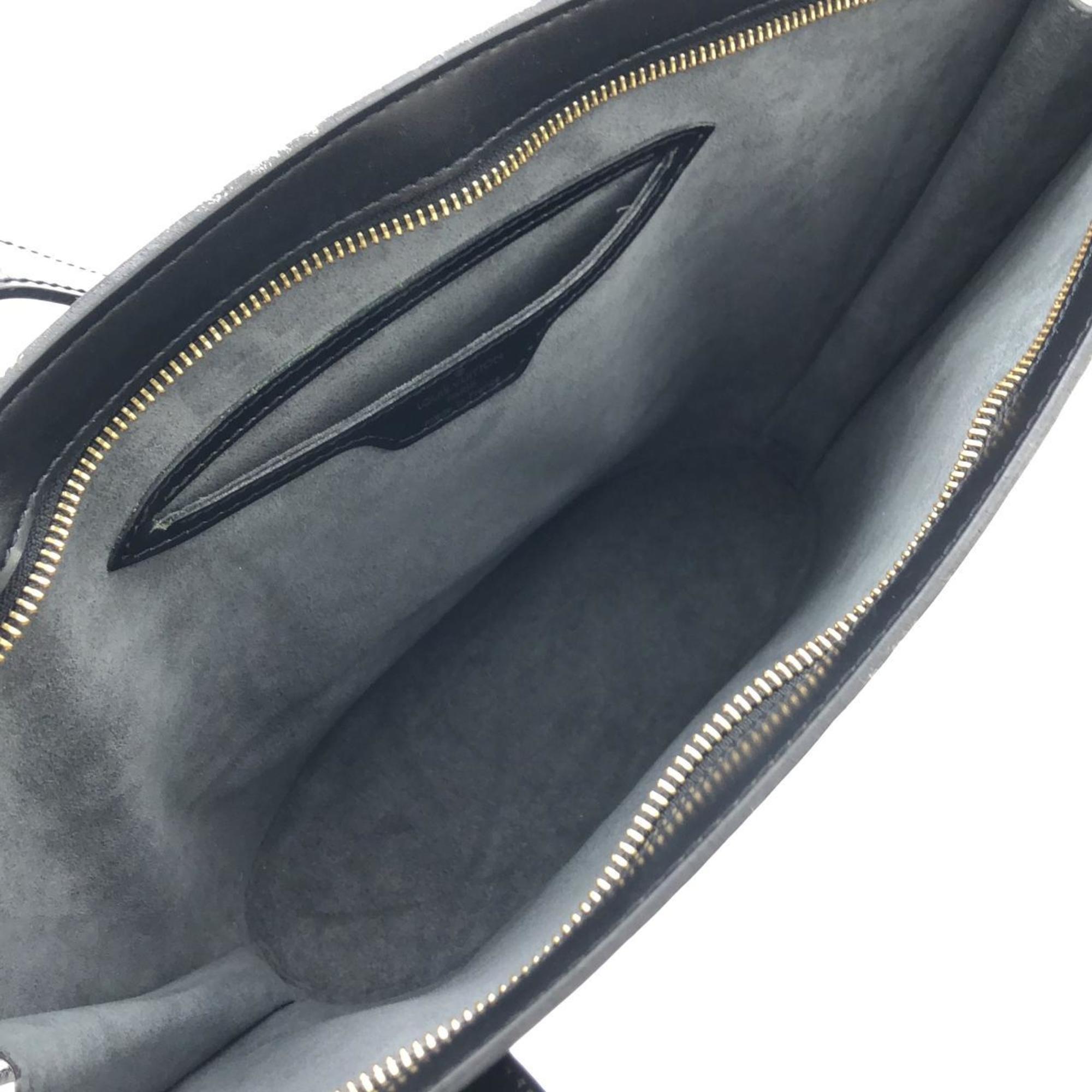 Louis Vuitton Black Leather Shoulder Bag