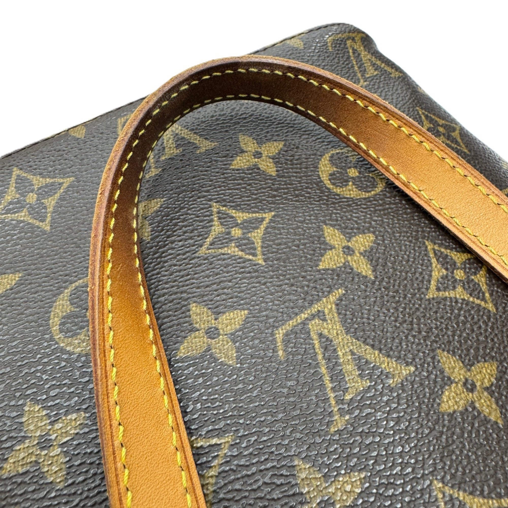 Louis Vuitton Brown Monogram Canvas Handbag