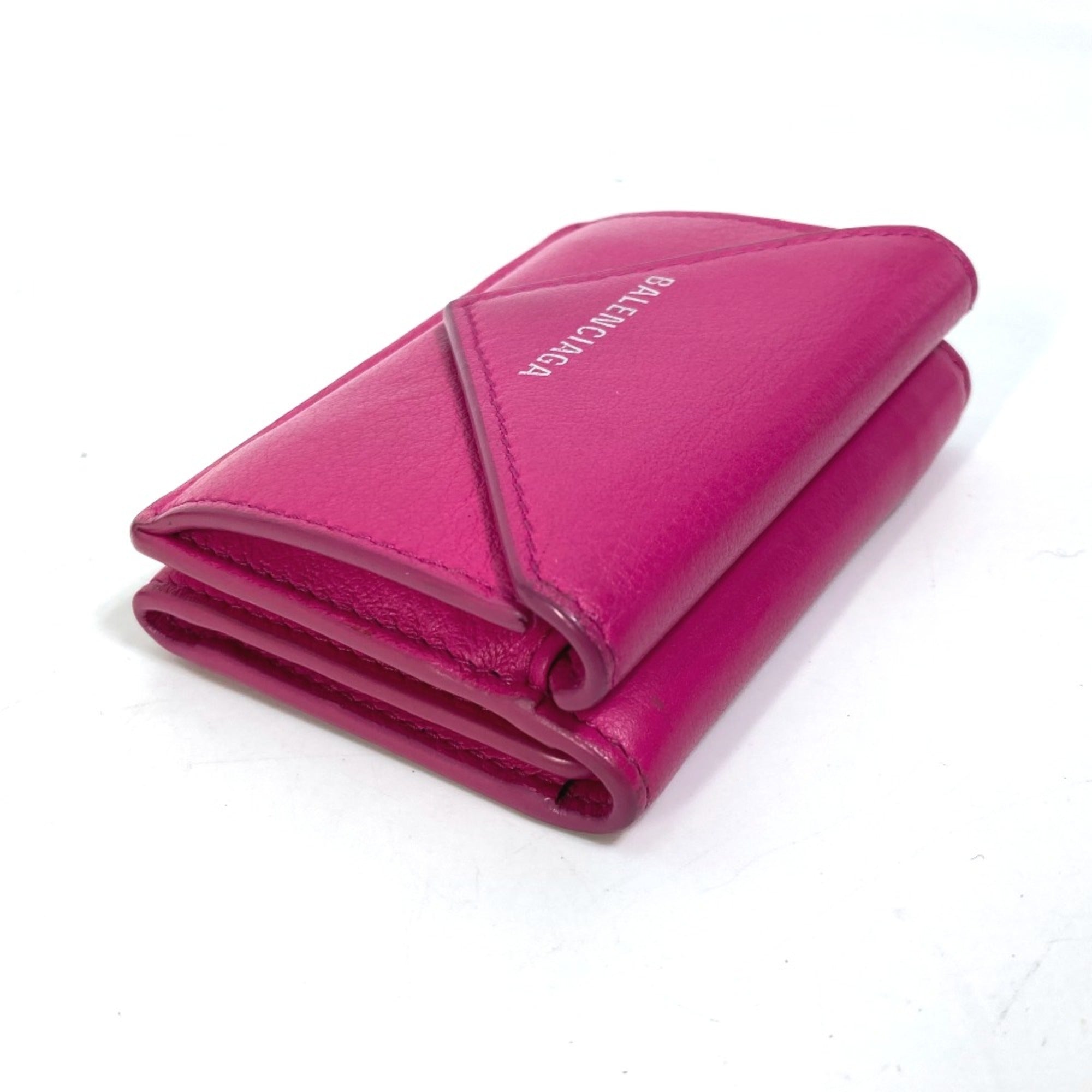 Balenciaga Pink Leather Wallet (Tri-Fold)