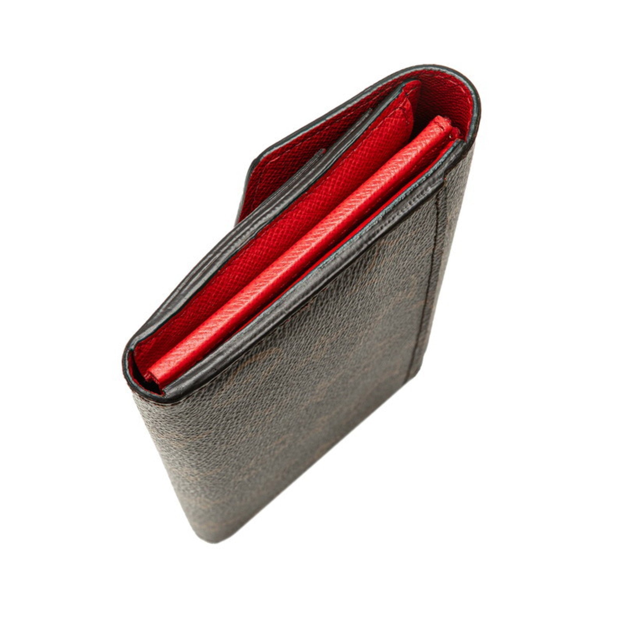 Louis Vuitton Monogram Brown Pvc Leather Long Wallet
