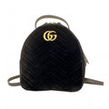 Gucci Black Velvet Backpack (Pre-Owned)
