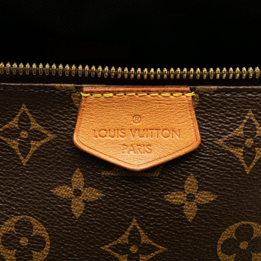 Louis Vuitton Brown Pvc Leather Sling Bag