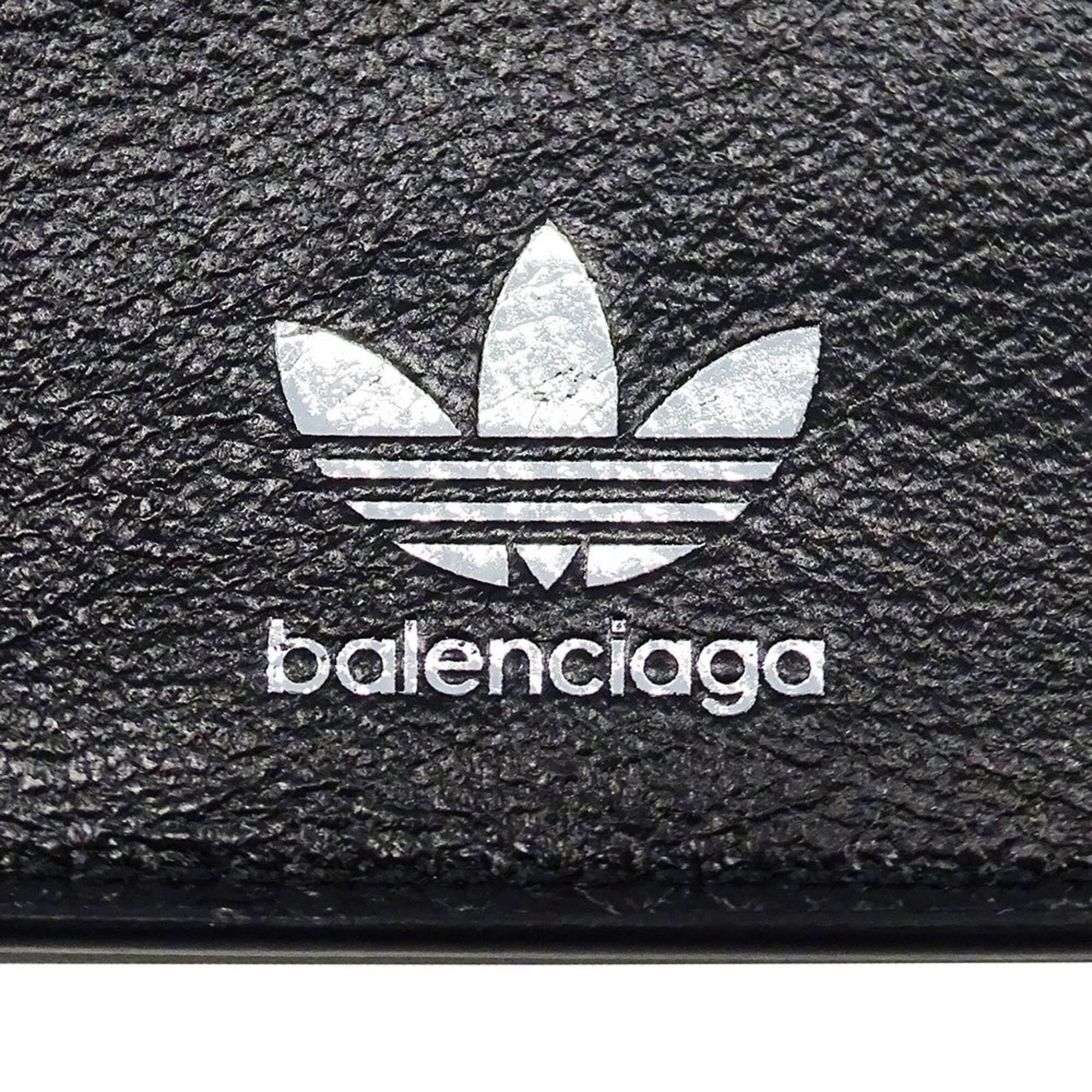 Balenciaga Black Leather Wallet (Tri-Fold)