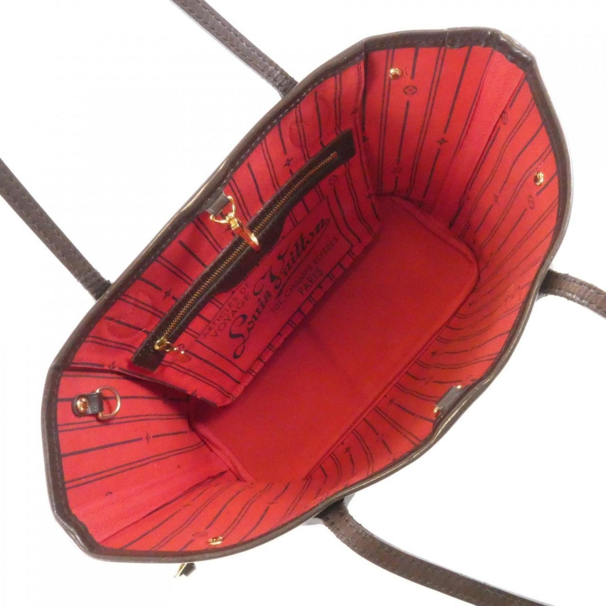 Louis Vuitton Brown Coated Canvas Handbag