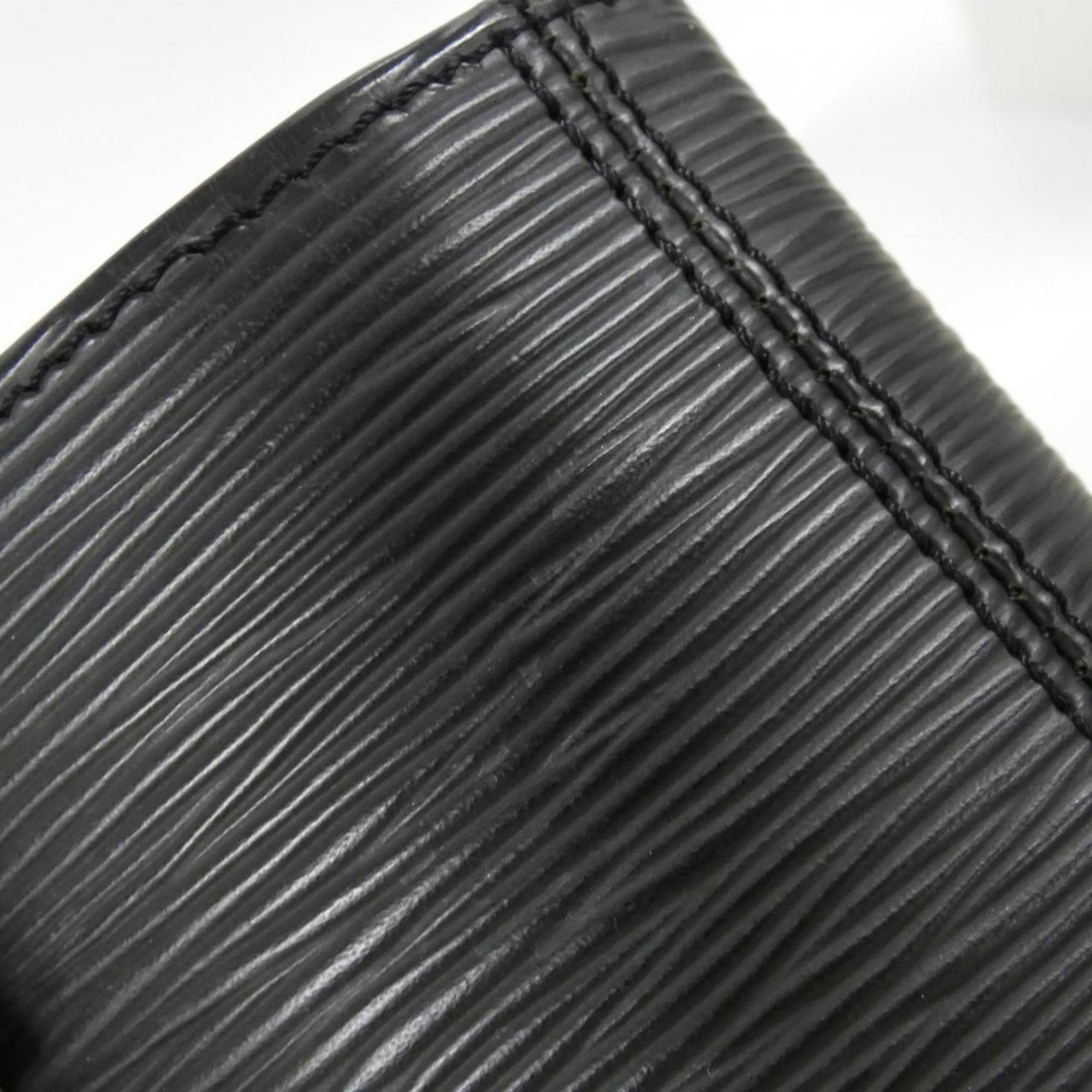 Louis Vuitton Black Leather Handbag