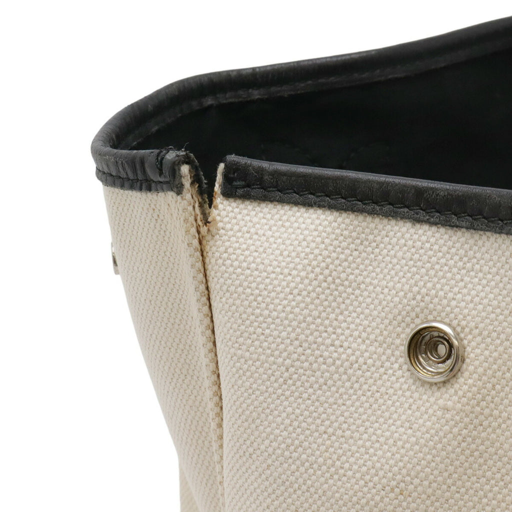 Balenciaga Black Canvas Handbag Pouch Tote