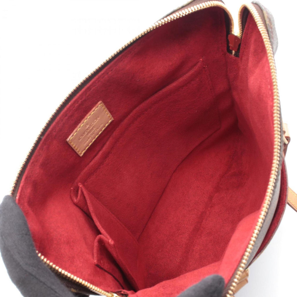 Louis Vuitton Brown Monogram Coated Canvas Leather Handbag Shoulder Bag