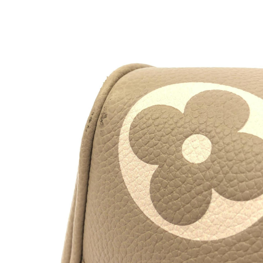 Louis Vuitton Cream Tourterelle Leather Boston Bag