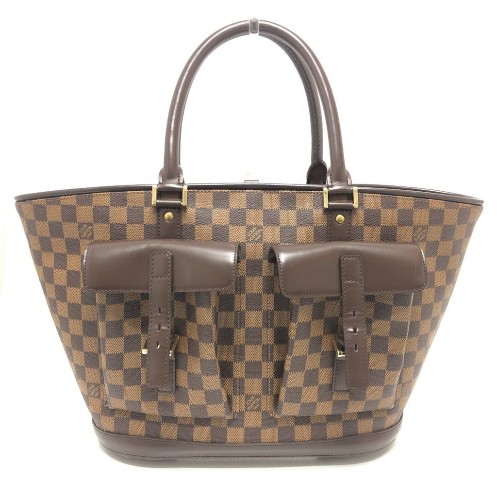 Louis Vuitton Ebene Damier Canvas Handbag Tote Bag