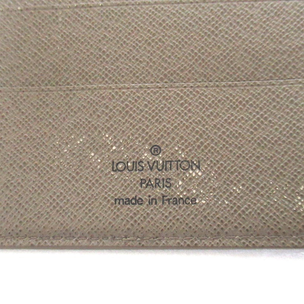Louis Vuitton Khaki Leather Long Wallet