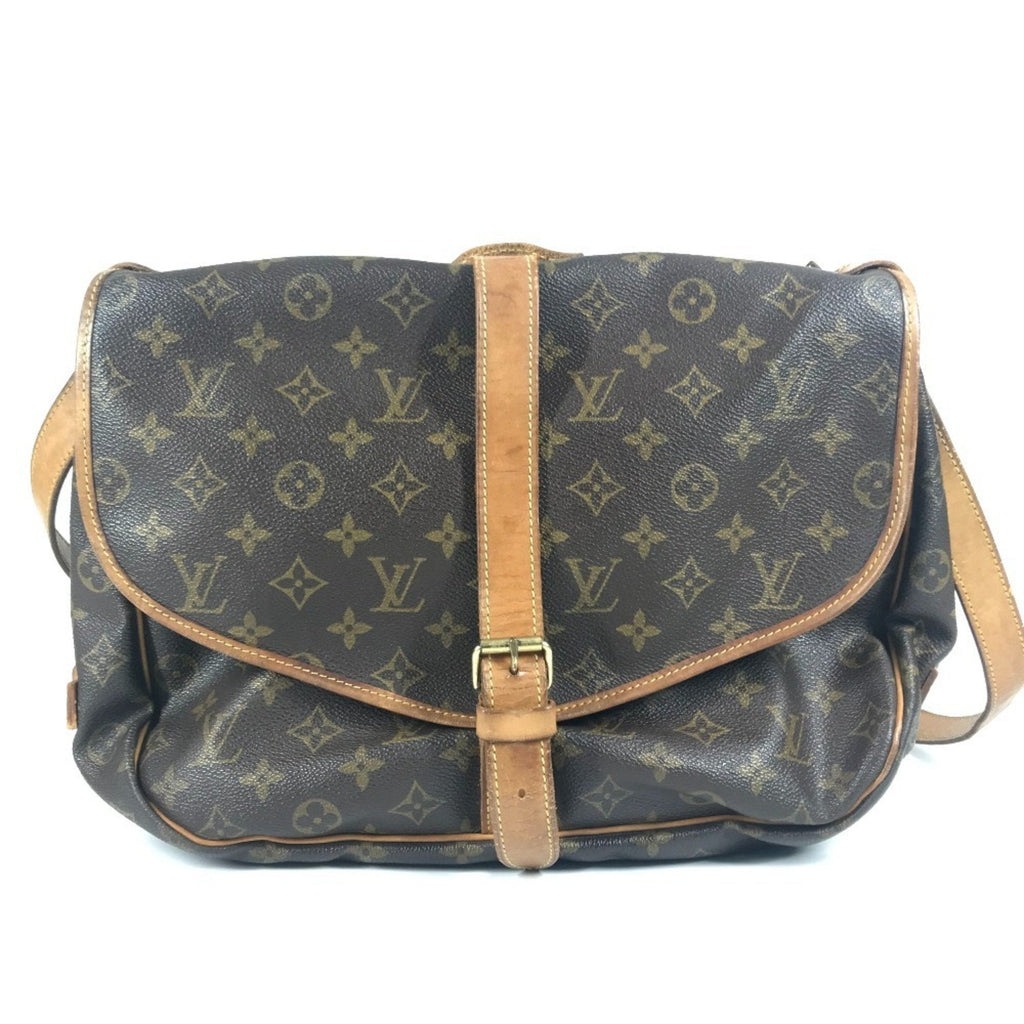 Louis Vuitton Brown Monogram Canvas Shoulder Bag