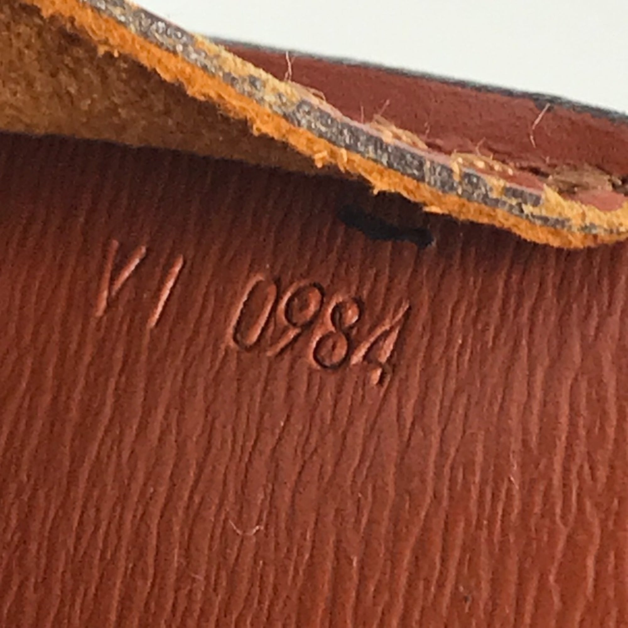 Louis Vuitton Brown Epi Leather Shoulder Bag
