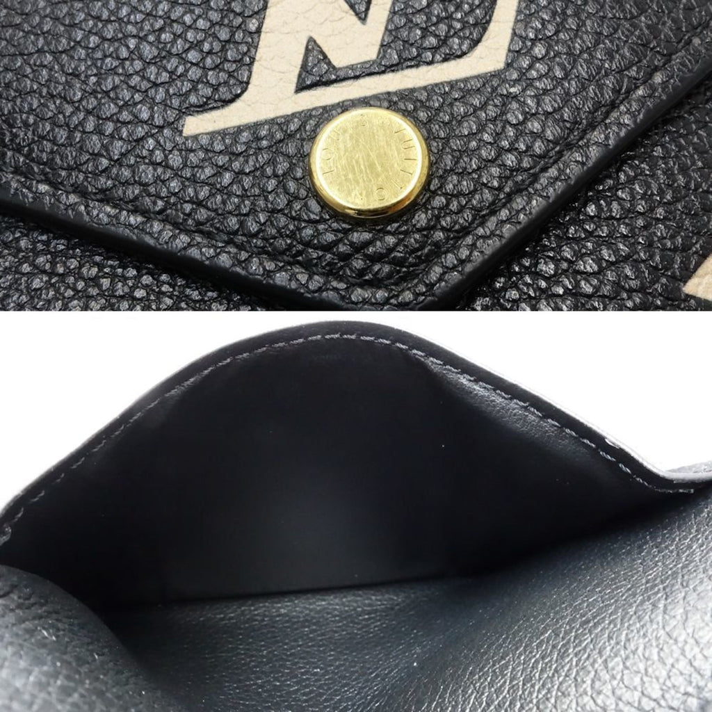 Louis Vuitton Monogram Bicolor Monogram Noir Monogram Empreinte Wallet (Tri-Fold)