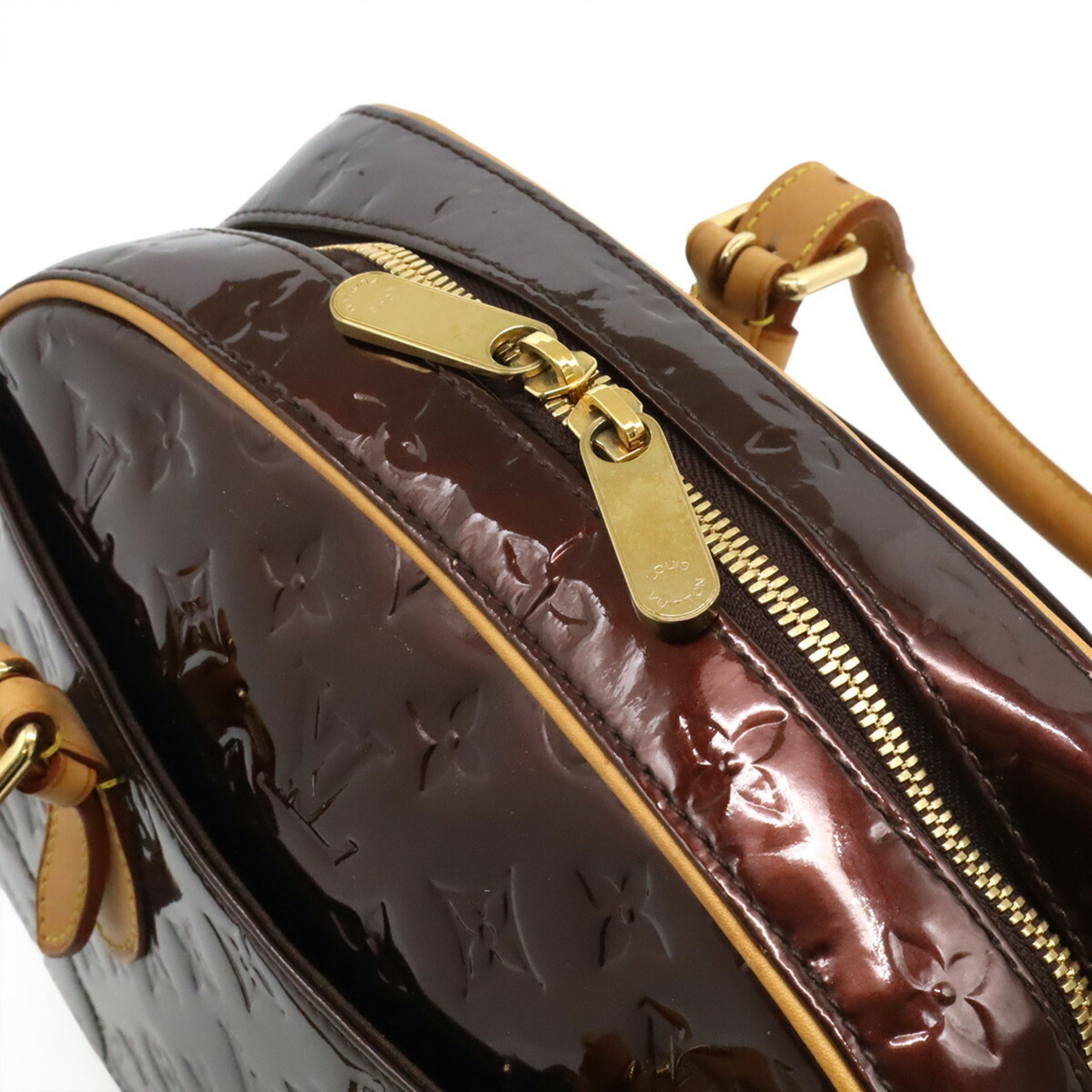 Louis Vuitton Amarante Monogram Vernis Handbag Tote Bag