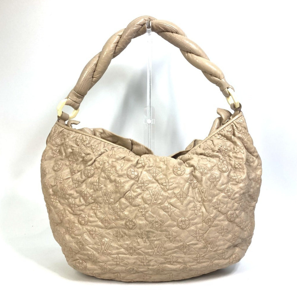 Louis Vuitton Monogram Olympe Beige Ecru Leather Shoulder Bag