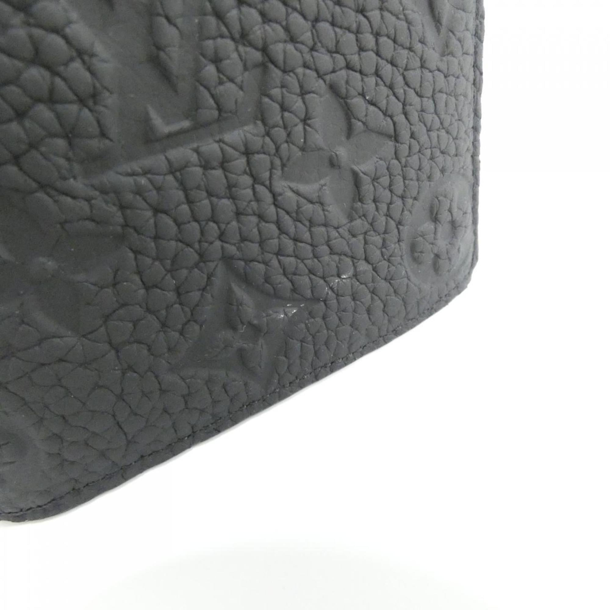 Louis Vuitton Black Leather Long Wallet