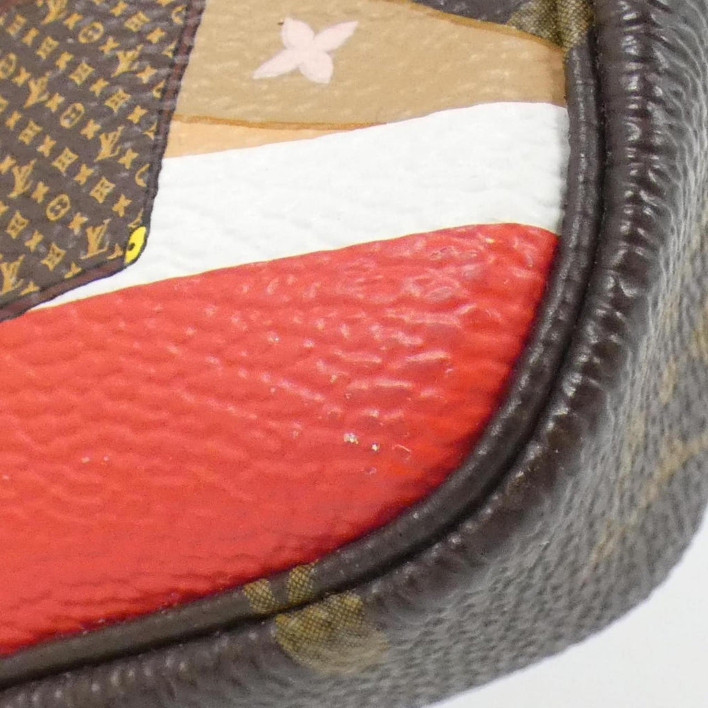 Louis Vuitton Marron Monogram Monogram Coated Canvas Pochette Pouch