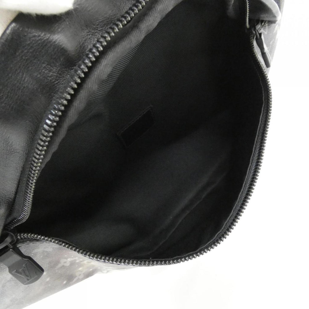 Louis Vuitton Black Coated Canvas Shoulder Bag
