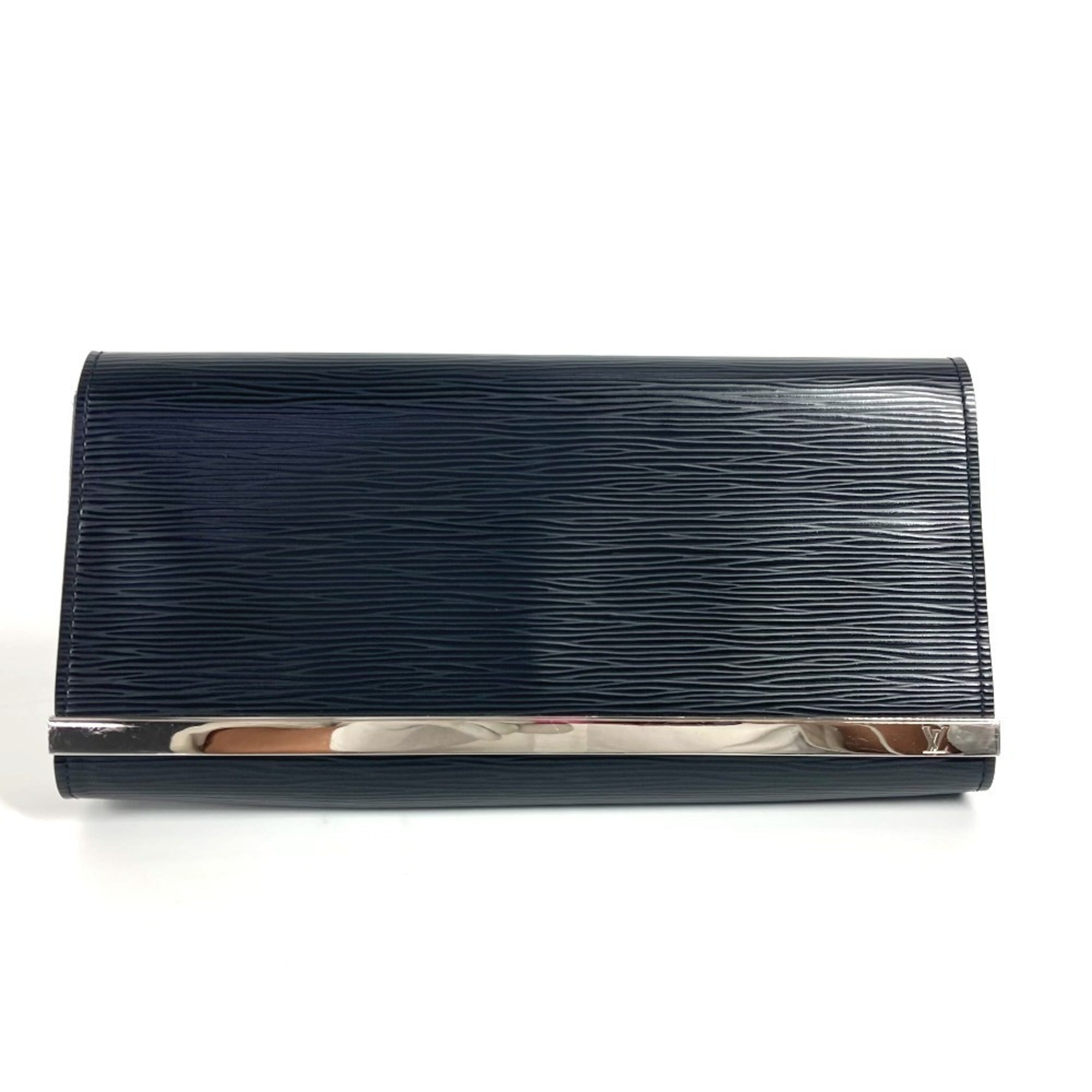Louis Vuitton Black Epi Leather Clutch Bag Shoulder Bag