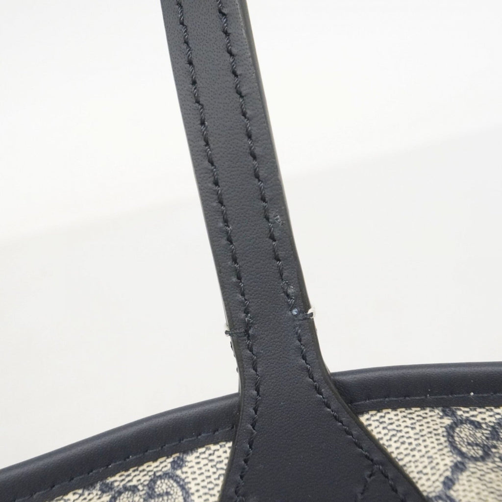 Gucci Navy Denim Tote Bag (Pre-Owned)