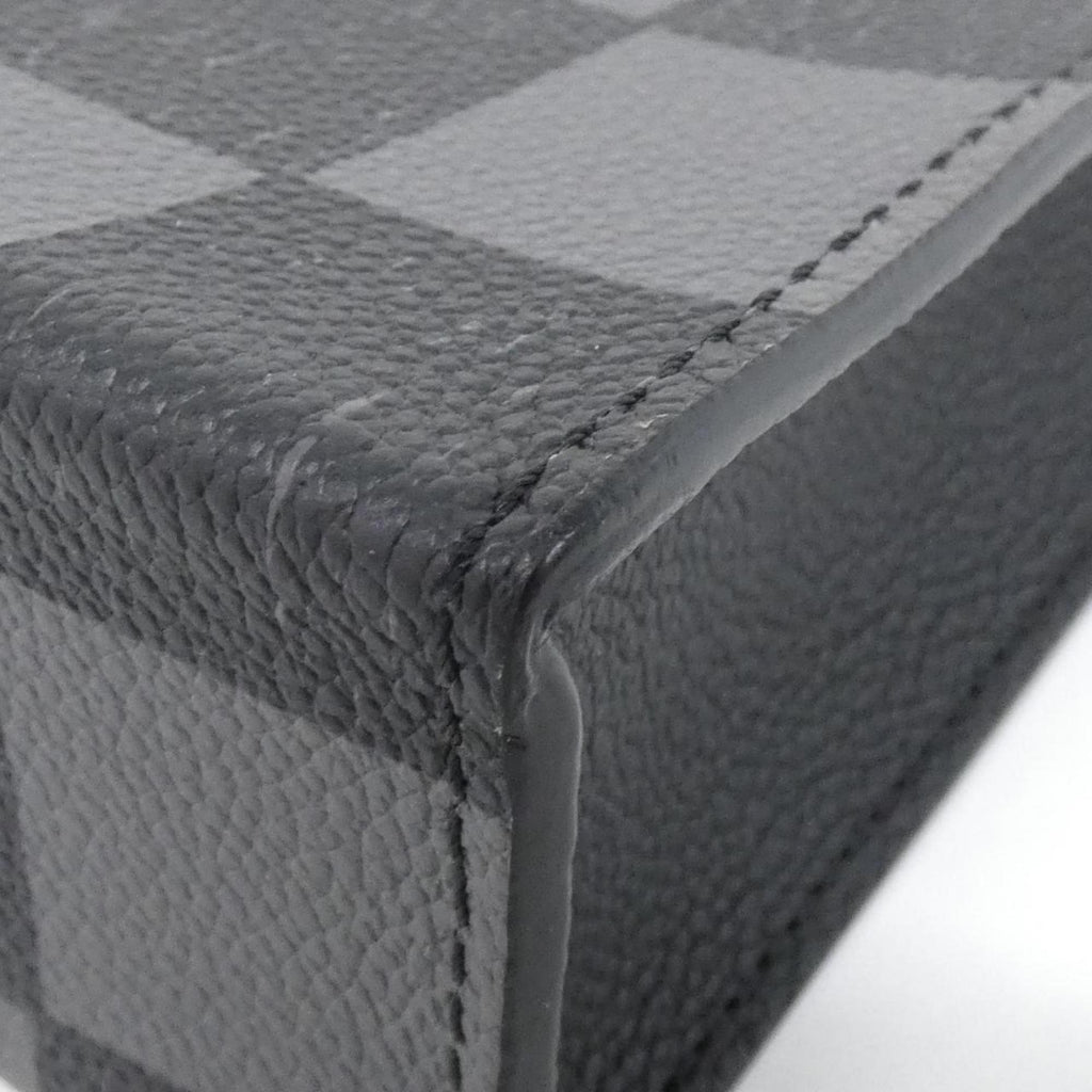 Louis Vuitton Black Leather Shoulder Bag