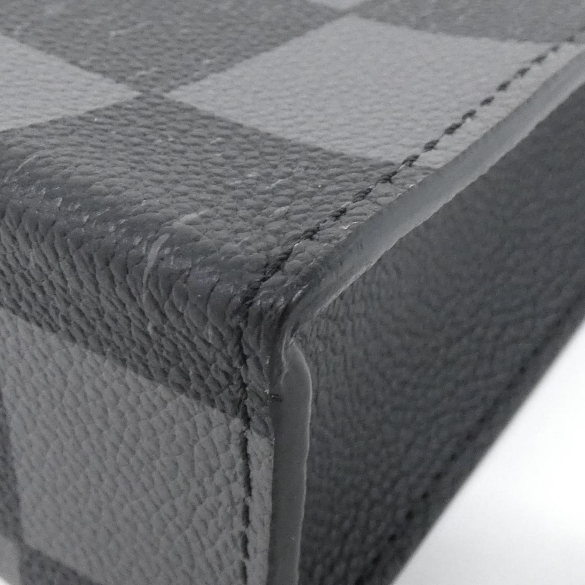 Louis Vuitton Black Leather Shoulder Bag