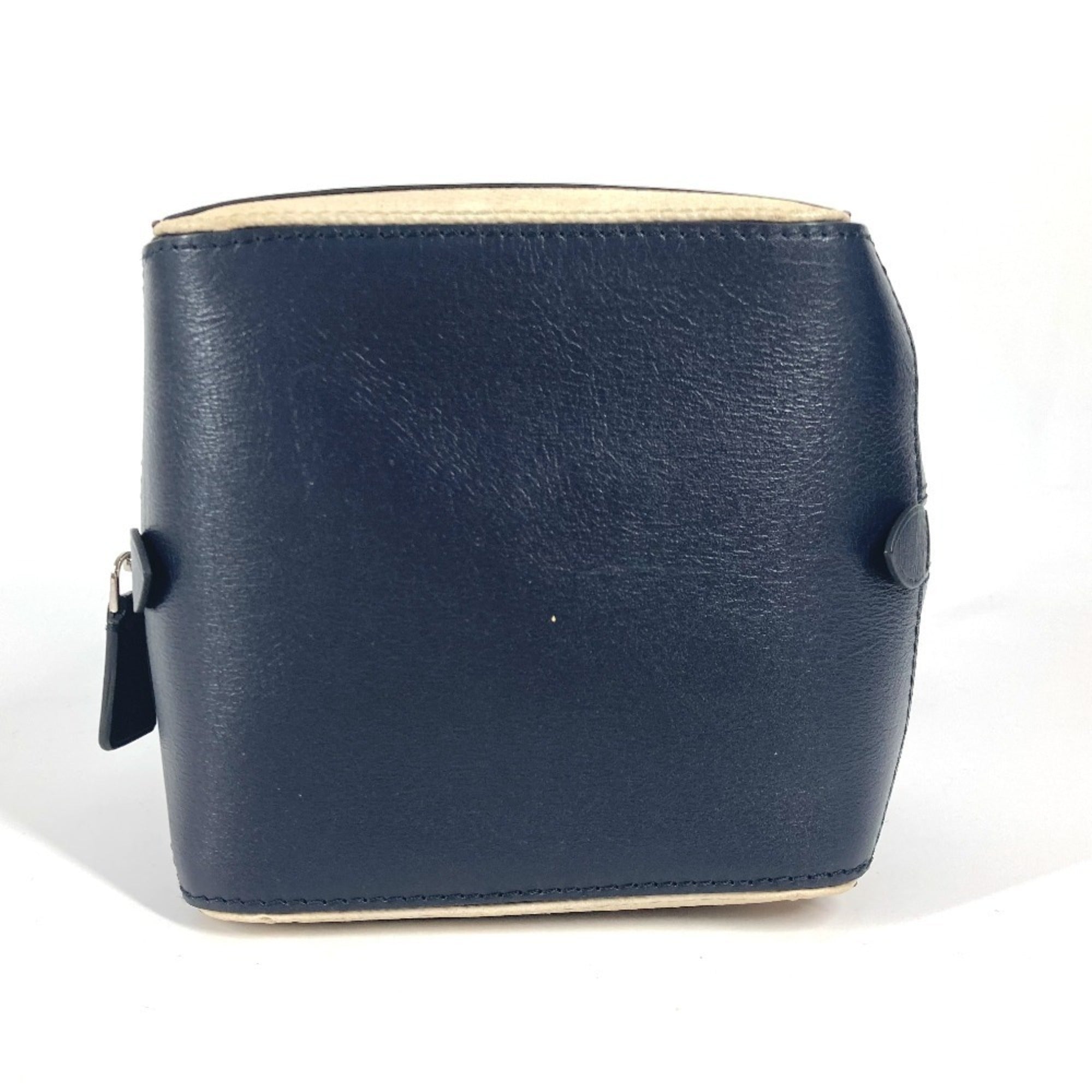 Louis Vuitton Navy Leather Handbag