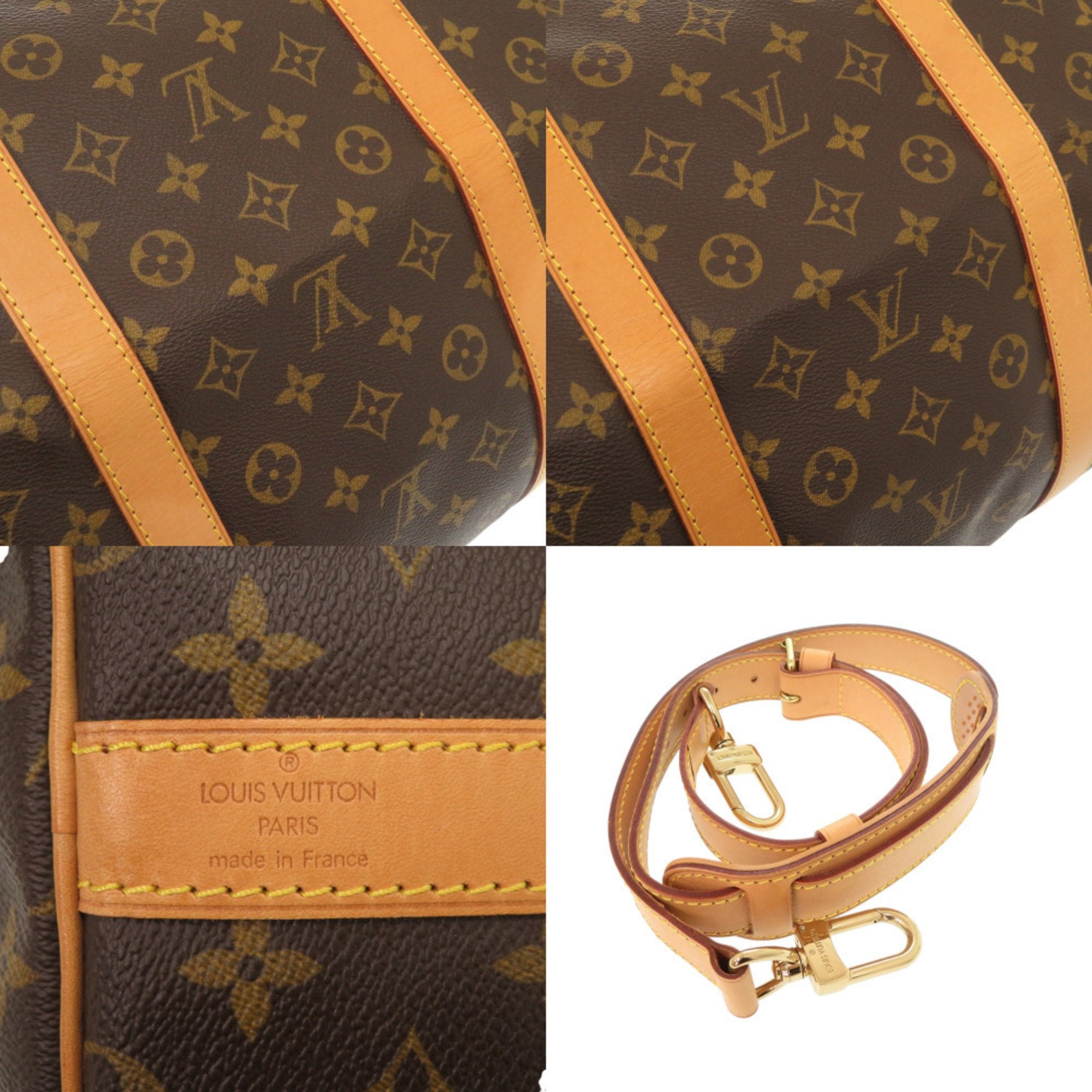 Louis Vuitton Brown Monogram Canvas Boston Bag