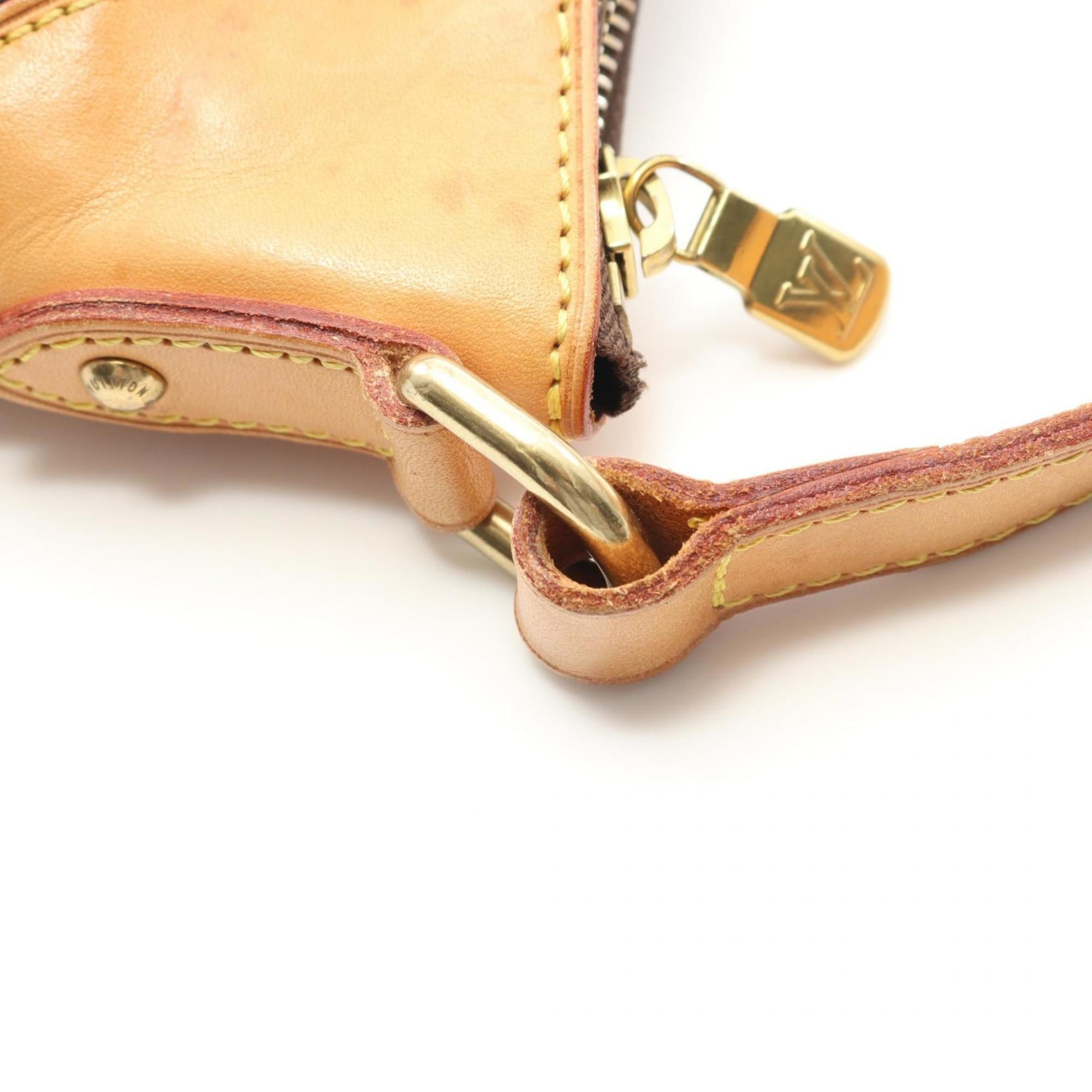 Louis Vuitton Brown Monogram Pvc Coated Canvas Leather Shoulder Bag