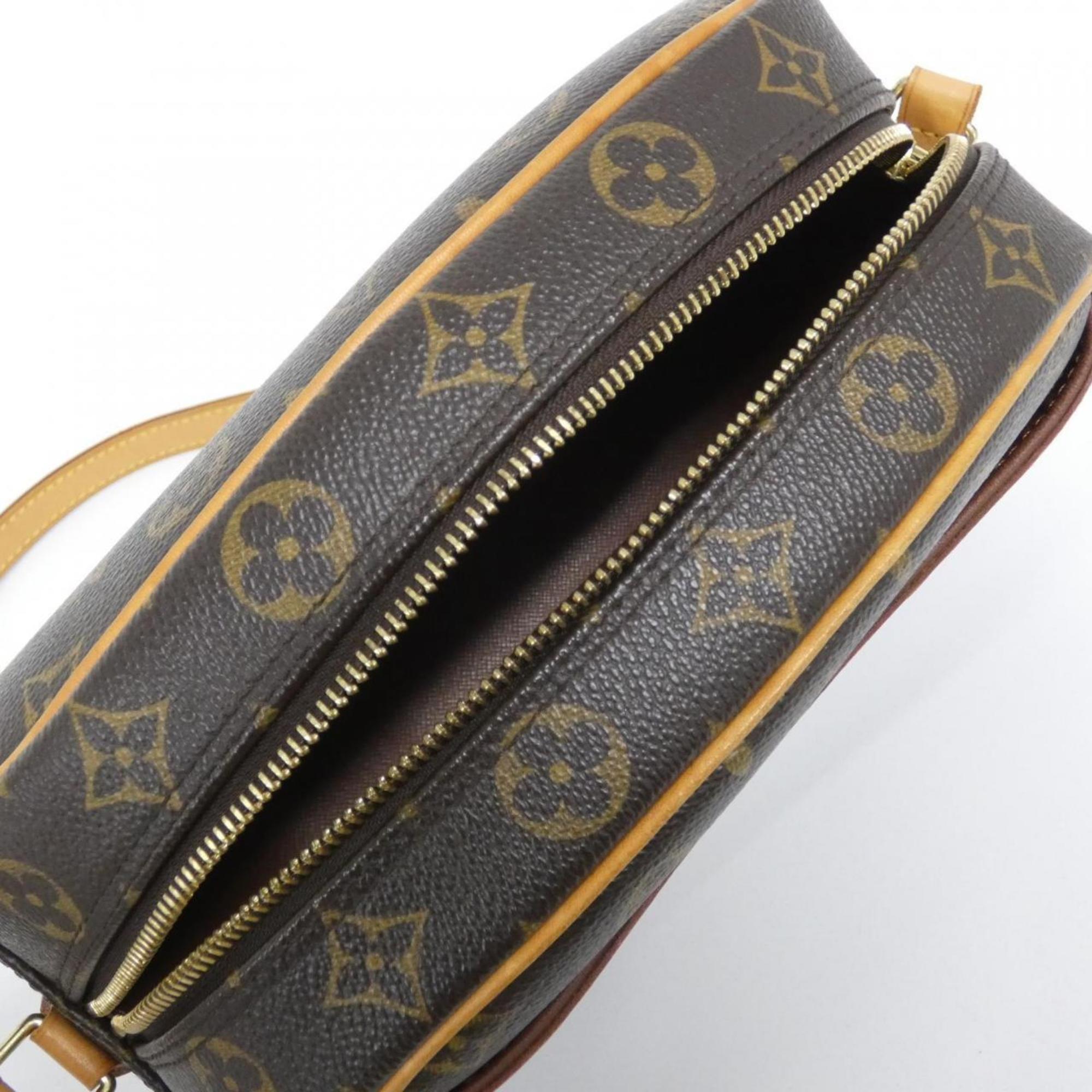 Louis Vuitton Brown Coated Canvas Shoulder Bag