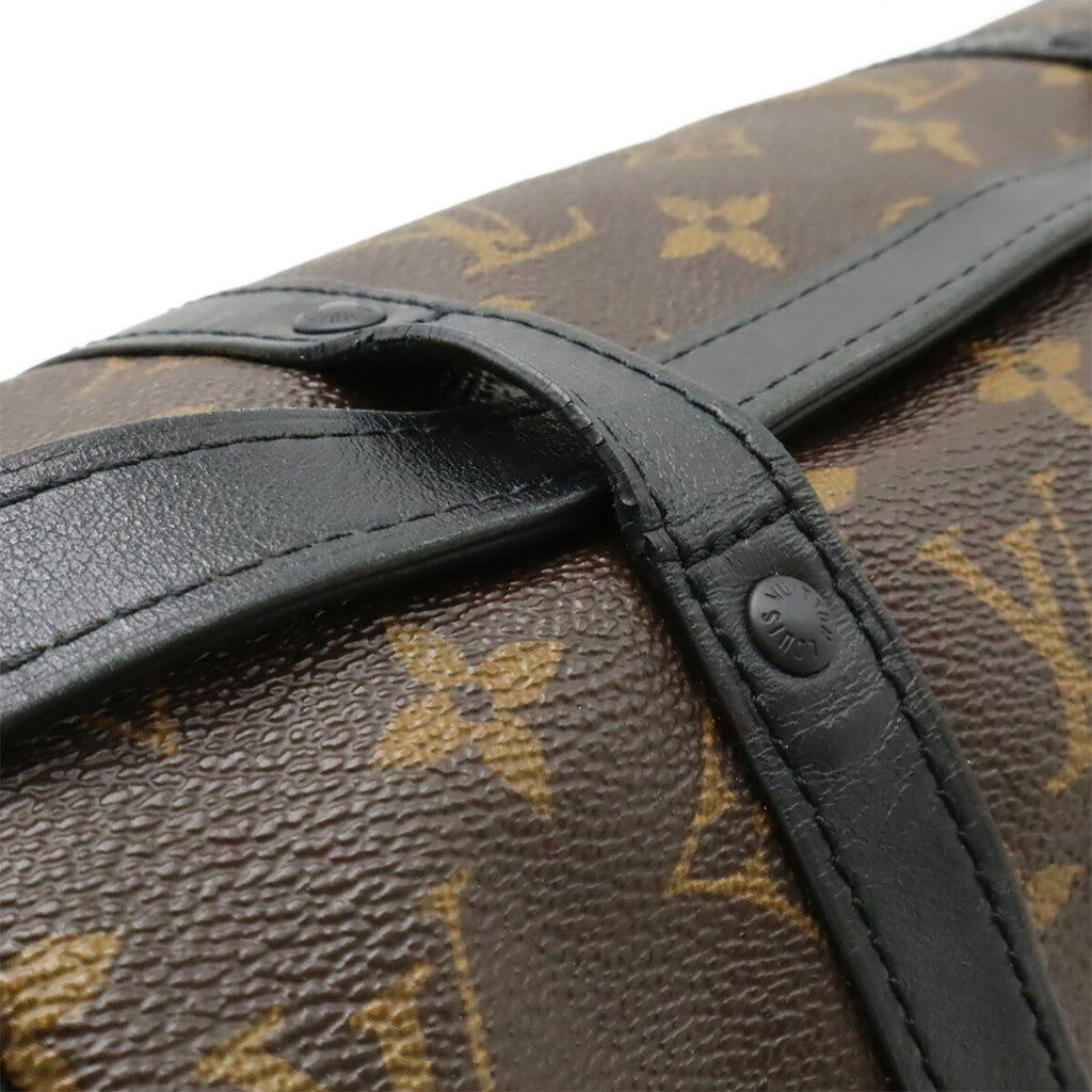 Louis Vuitton Black Brown Monogram Orange Monogram Shoulder Bag