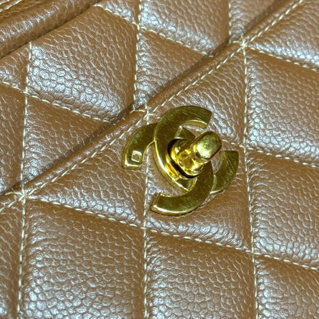 Chanel Brown Leather Shoulder Bag
