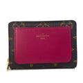 Louis Vuitton Monogram Brown Fuchsia Monogram Wallet