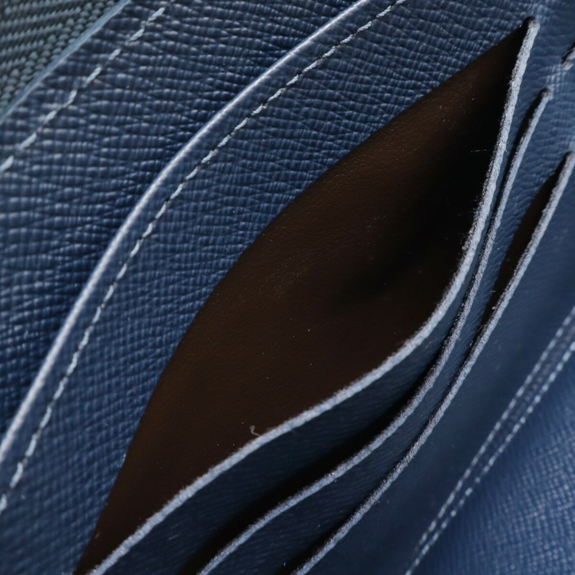 Louis Vuitton Epi Navy Blue Epi Leather Long Wallet