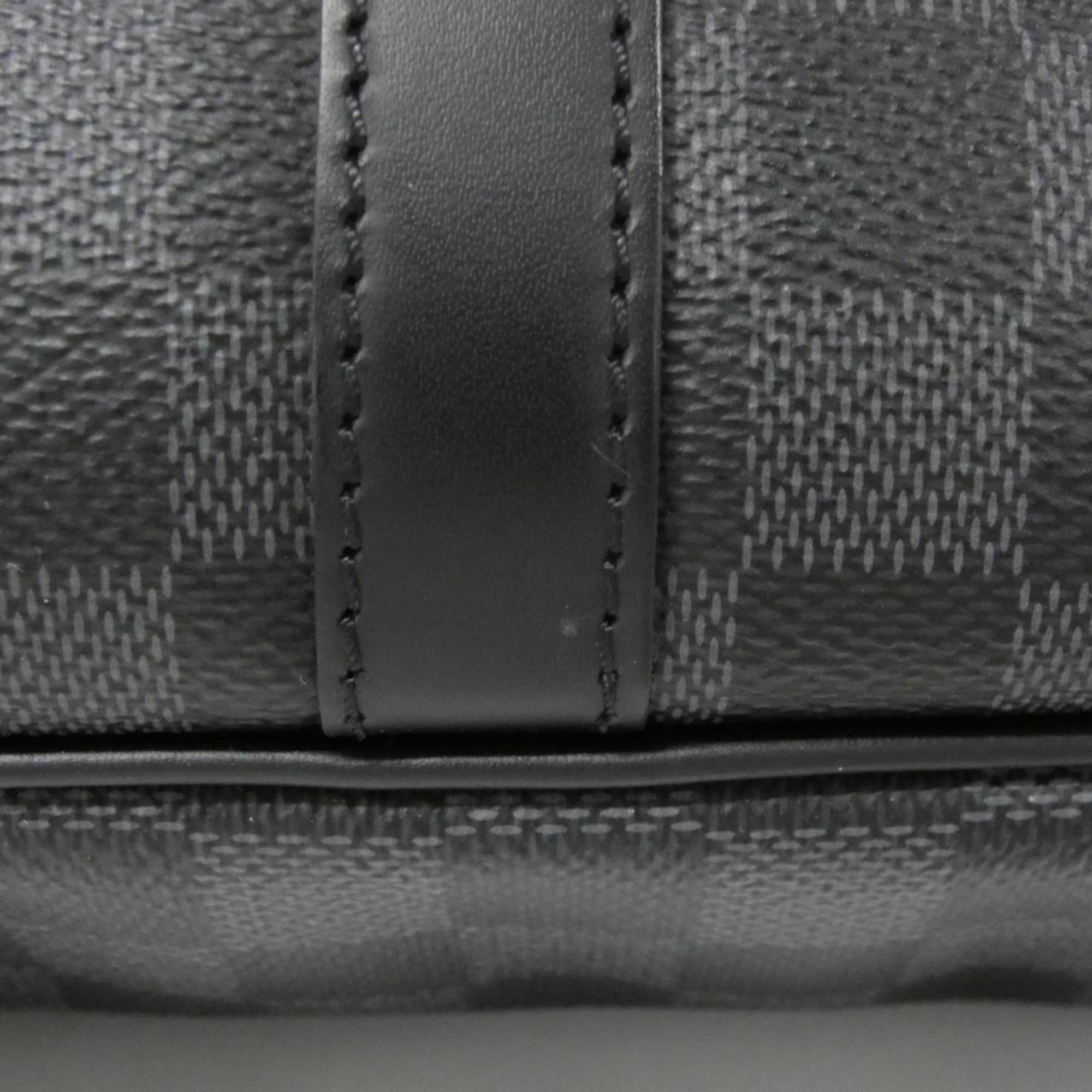 Louis Vuitton Graphite Coated Canvas Handbag