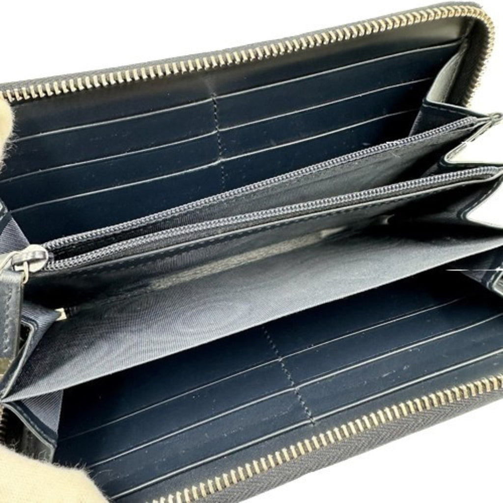 Gucci Black Leather Long Wallet (Bi-Fold) (Pre-Owned)
